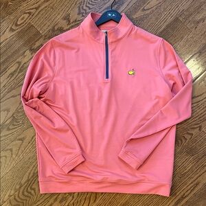 Men’s Masters Peter Millar Quarter-Zip Pullover size large
